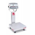 Ohaus D52XW12RQR1 Defender 5000 Column-Mount Standard Bench Scale, 25 lbs, 12 x 12&amp;quot; platform-