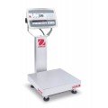 Ohaus D52XW12RQR1 Defender 5000 Column-Mount Standard Bench Scale, 25 lbs, 12 x 12&amp;quot; platform-