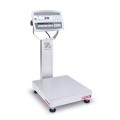 Ohaus D52XW12RTR1 Defender 5000 Column-Mount Standard Bench Scale, 25 lbs, 12 x 14&amp;quot; platform-