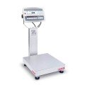 Ohaus D52XW12RTR1 Defender 5000 Column-Mount Standard Bench Scale, 25 lbs, 12 x 14&amp;quot; platform-