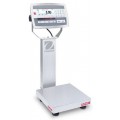 OHAUS D52XW25WQR6 Multifunctional Standard Washdown Bench Scale with stainless steel indicator, 50 lbs. capacity-