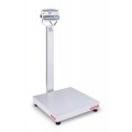 Ohaus D52XW500WQV8 Defender 5000 Column-Mount Washdown Bench Scale, 1000 lbs, 24 x 24&amp;quot; platform-