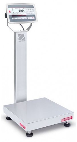 OHAUS D52XW50WQL7 Multifunctional Standard Washdown Bench Scale with stainless steel indicator, 100 lbs. capacity-