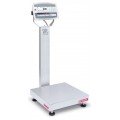 OHAUS D52XW50WQL7 Multifunctional Standard Washdown Bench Scale with stainless steel indicator, 100 lbs. capacity-