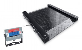 OHAUS DFD32M2500ES Defender 3000 Drum Scale, 2,500 lbs, 30 x 30" platform-