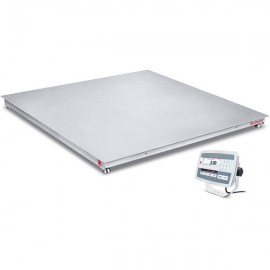 OHAUS i-DF52XW2500C1L DEFENDER&amp;trade;5000 Floor Scale with IP68 SS display, 2,500 lbs (1,250 kg), 4' X 4'-