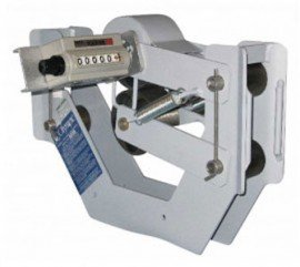 Olympic 1700 Cable Measurer with urethane-coated wheel meter and take-up reel meter-