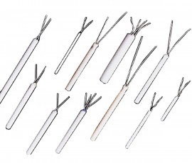 Omega 1PT100KN1510 Platinum RTD Element, Pt100, Ceramic Wire-Wound, Class B, 1 x 15 mm-