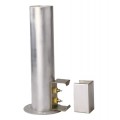 Omega AHF Series Air Duct Heater, 2000 W, 166 W/in<sup>2</sup>, 240 V-