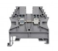Omega AVK-6 Feed-Through Terminal Block, 50 A, 26 to 8 AWG, 8 mm, gray-