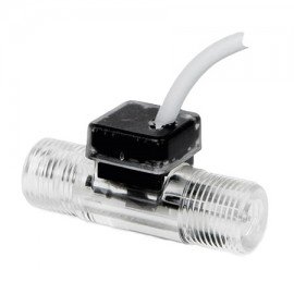 Omega BV2000TRN250B Turbine Flow Meter, 1 LPM to 25 LPM, 3/8" NPT Male, 1 m Cable-