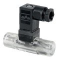 Omega BV3000TRN650A Turbine Flow Meter, 5 LPM to 65 LPM, 3/4" NPT Male, 3-Pin Mini DIN-