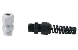 Omega CG-7211495 Cable Gland Locknut, 3/8" NPT, Black-