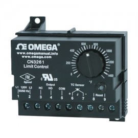 Omega CN3261 Series High-Limit Temperature Controller, J thermocouple input, 0 to 1400°F-