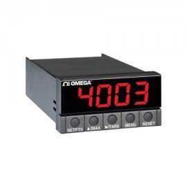 Omega DP25B Series Temperature Panel Meter, isolated analog, 2x relay alarm output, 115 V AC-