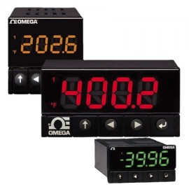 Omega DP8EPT-330-EIP-DC Universal Digital Panel Meter, 1/8 DIN, 5.5-Digit, DC Power, Dual Relay Output, EtherNet/IP and USB-