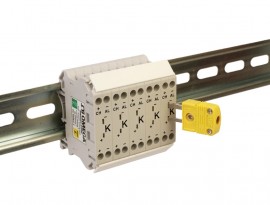 Omega DRTB-R/S-2 DIN-Rail Thermocouple Terminal Block, type R/S-