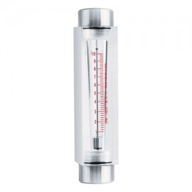 Omega FL7000 Series Variable Area Flow Meter, water, 0.2 to 2 GPM, 1/2" NPT female-