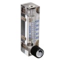 Omega FL-2000 Series Acrylic Flow Meter, air, 20 to 200 SCFH, 1/8" NPT female-
