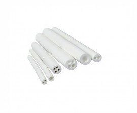 Omega FRA-132316-6 Round Ceramic Thermocouple Insulator, Alumina, Four-Hole, 1/32" Bore, 3/16" OD-