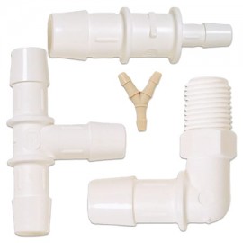 Omega FTKY-TO-12NK Tee Fitting, 3/4" tube ID, 5-pack-