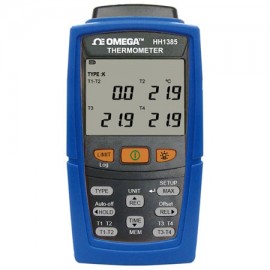 Omega HH1385 Thermocouple Data Logger, 4-channel, 7 thermocouple types-
