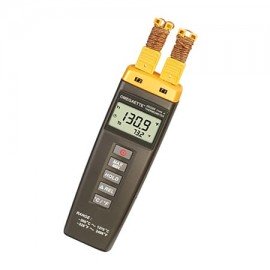 Omega HH308 Handheld Thermocouple Thermometer, 2-channel, Type K, -200 to 1370°C-
