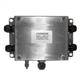 Omega JBOX4-ET Load Cell Summing Junction Box, 4-Channel, Excitation Trim, Stainless Steel-