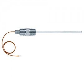 Omega NB1-CASS-18G-18RP-TT36 Replacement Thermocouple Probe with stripped leads, type K, 32 to 1958°F, 304 SS, 0.125 x 18", 1/2" NPT, 40" lead-