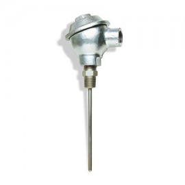Omega NB1-CAXL-38U-18 Thermocouple Probe with cast iron connection head, type K, 32 to 2199°F, Super OMEGACLAD® XL, 0.375 x 18", 1/2" NPT, ungrounded-