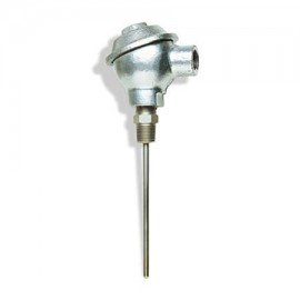 Omega NB3-CAXL-14U-18 Thermocouple Probe with flip-top aluminum domed head, type K, 32 to 2199°F, Super OMEGACLAD® XL, 0.25 x 18", 1/2" NPT, ungrounded-