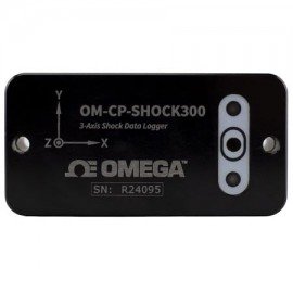 Omega OM-CP-SHOCK300 Tri-Axial Shock Data Logger, 3-channels-
