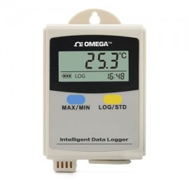 Omega OM-HL-SH-T USB Temperature Data Logger, 43,000-Reading Memory, LCD Display-