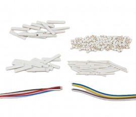 Omega OV-1-8-100 Mullite Ceramic Insulator, 8 AWG, 100-pack-