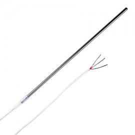 Omega PR-10 Series RTD Probe, 100 Ω, -328 to 1112°F, 1/4 dia x 6", 3-wire-