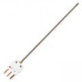 Omega PR-17 Series RTD Probe, 100 Ω, -328 to 1112°F, 1/16 dia x 2", MTP connector-