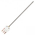 Omega PR-17 Series RTD Probe, 100 Ω, -328 to 1112°F, 1/16 dia x 6", MTP connector-