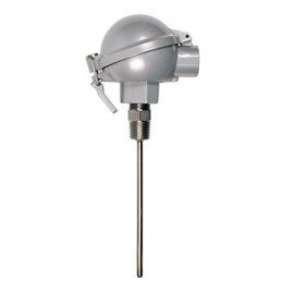 Omega PR-18 Series RTD Probe, 100 Ω, -328 to 1112°F, 1/4 dia x 18", flip-top head-