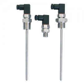 Omega PR-24 Series Industrial RTD Probe, Pt100, class A, 0.125 x 4" probe, 4-wire, 1/2" NPT, micro-DIN-