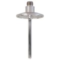 Omega PRS-S-M12 Series Sanitary RTD Sensor, Pt100, class A, 1.5" Tri-Clamp, M12 connector-