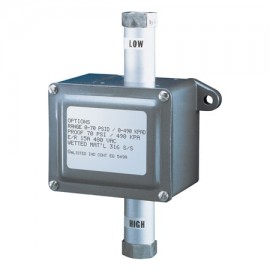 Omega PSW-150 Series Pressure Switch, differential, 0 to 25 psi, 15 A DPDT, 1/4" NPT female, 0.6 to 1 psi deadband-
