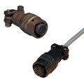 Omega PT06F10-6S-R Twist Lock Connector, female socket, 6-contact-