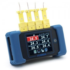 Omega RDXL6SD-USB Handheld Temperature Data Logger with touch screen, 4 thermocouple/2 RTD input-