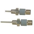 Omega RTDM12 Series Compact RTD Sensor, Pt100, class A, 0.12 x 0.94" probe, 4-wire, 1/8" NPT, M12 connector-