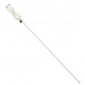 Omega SCASS-020U-72-SHX 304 SS Thermocouple Probe, type K, 0.020 dia x 72", ungrounded-