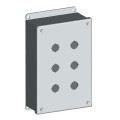 Omega SCE-PB Series Sub-Panel, carbon steel, 12 push button-