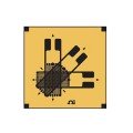 Omega SGD Series Precision Strain Gauge, rectangular stacked rosette, 350 Ω, 0.079 x 0.043" grid, 5 VRMS, solder pad, 5-pack-