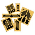 Omega SGT Series Shear Strain Gauge, 350 Ω, 0.06 x 0.06" grid, solder pad, 5-pack-