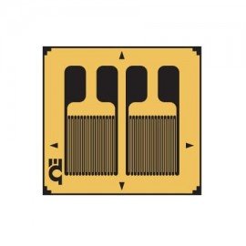 Omega SGT Series Strain Gauge, dual-grid, 350 Ω, 0.08 x 0.08" grid, ribbon leads, 5-pack-