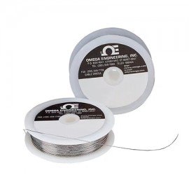 Omega SP10R-003 Uninsulated Thermocouple Wire, type S, 40 AWG, solid-